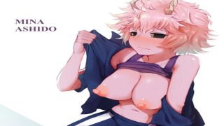 my hero academia mina porn boobs show